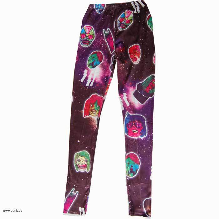 : Verschiedene (Monster) Gesichter im All Leggings