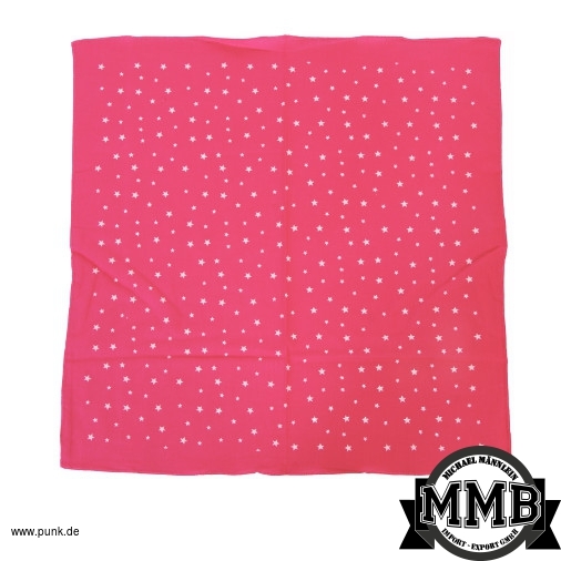 : Bandana mit Sternen, rosa
