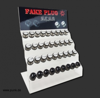 : Fakeplugs ACAB, weiß