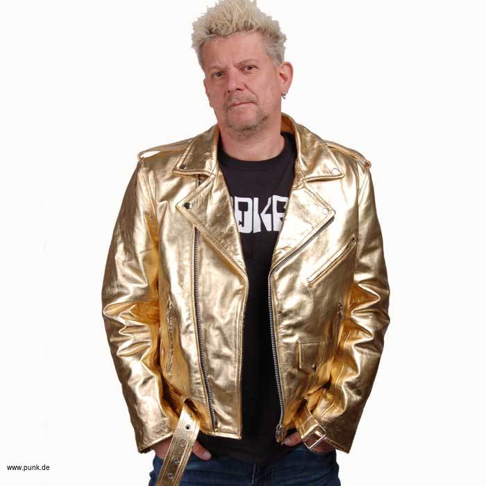 Sexypunk: Goldene Lederjacke, de luxe