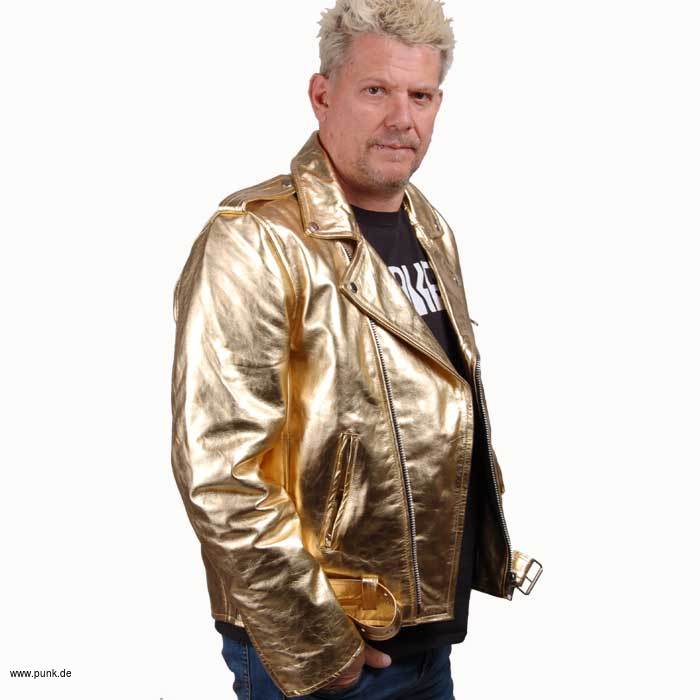 Sexypunk: Goldene Lederjacke, de luxe