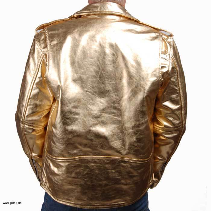 Sexypunk: Goldene Lederjacke, de luxe