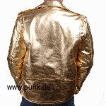 Sexypunk: Goldene Lederjacke, de luxe