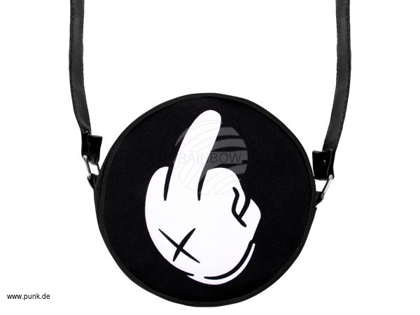 : Handtasche Mittelfinger