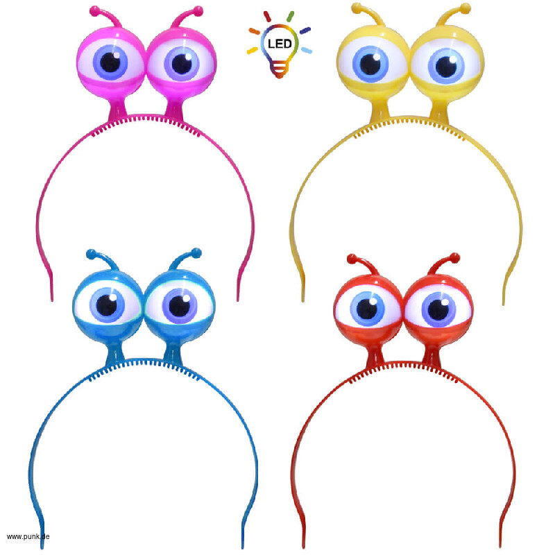 : LED Haarreifen mit Augen