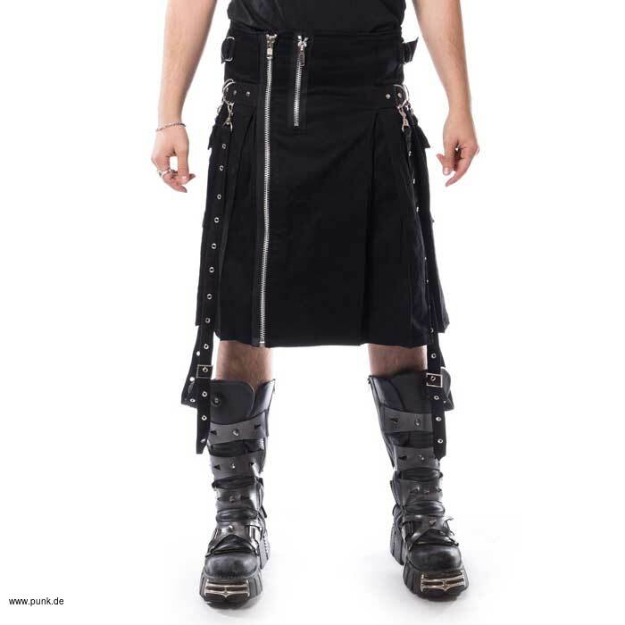 Chemical: Männer Kilt, Carl, schwarz