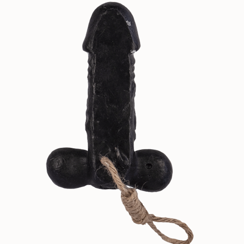 : Penis Seife, schwarz