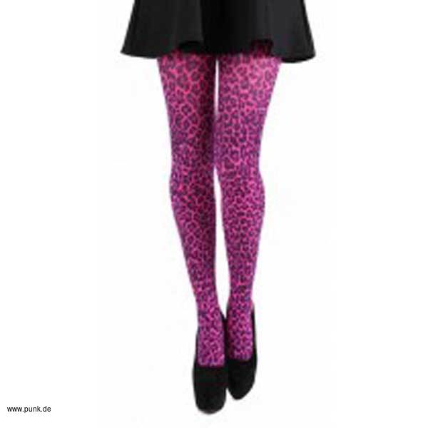 Pamela Mann: Leopardenmuster Strumpfhose, pink