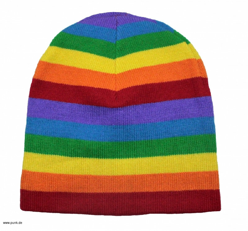 : Regenbogen Beanie