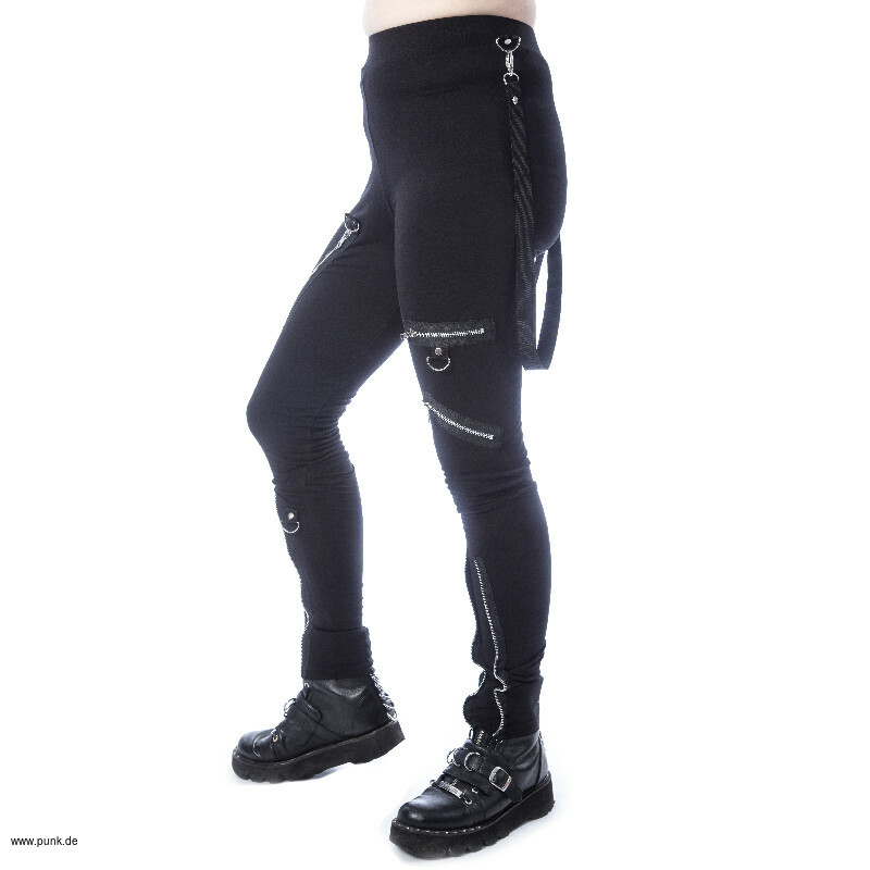 Chemical black: Morwenna X-Leggings, schwarz