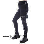 Chemical black: Morwenna X-Leggings, schwarz