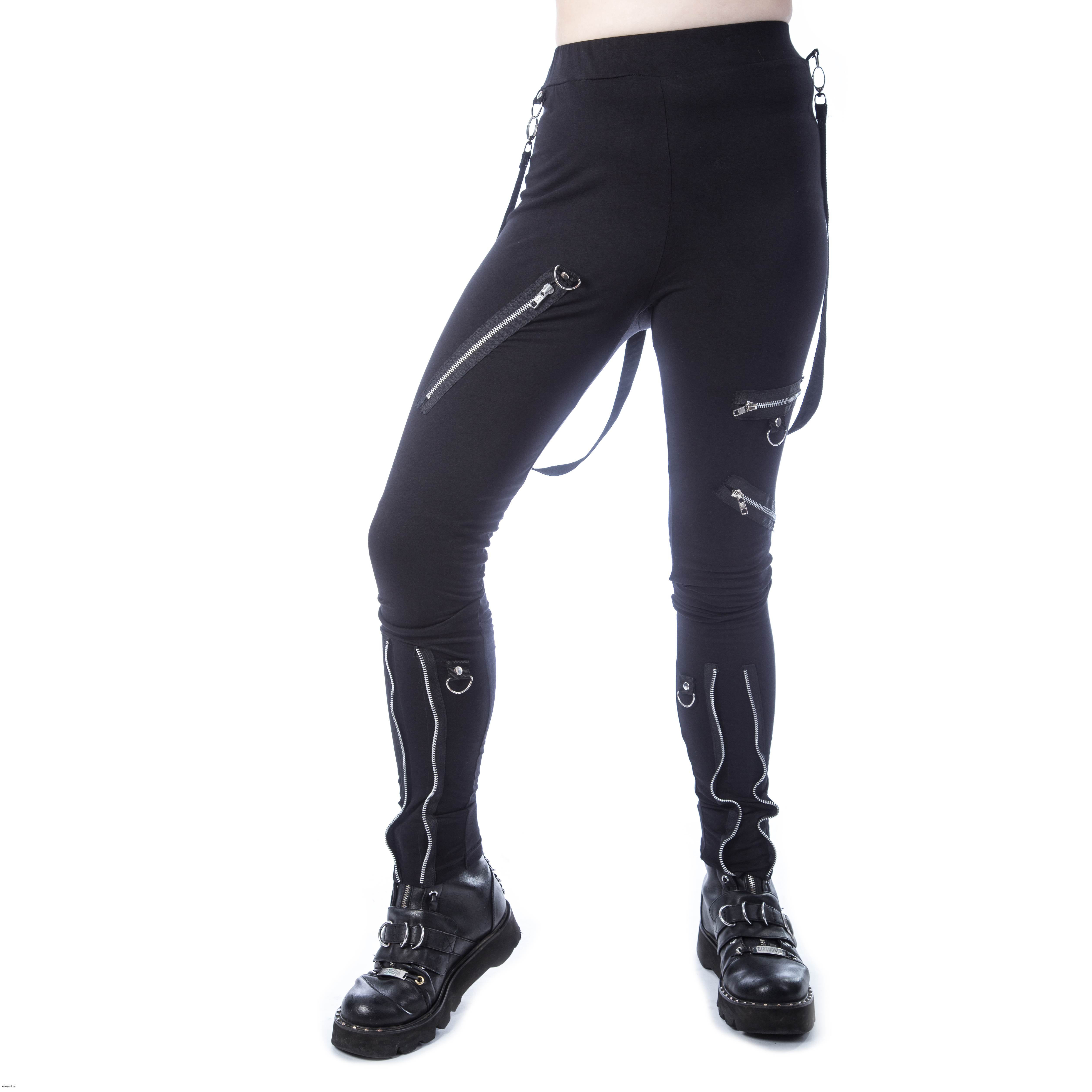 Chemical black: Morwenna X-Leggings, schwarz