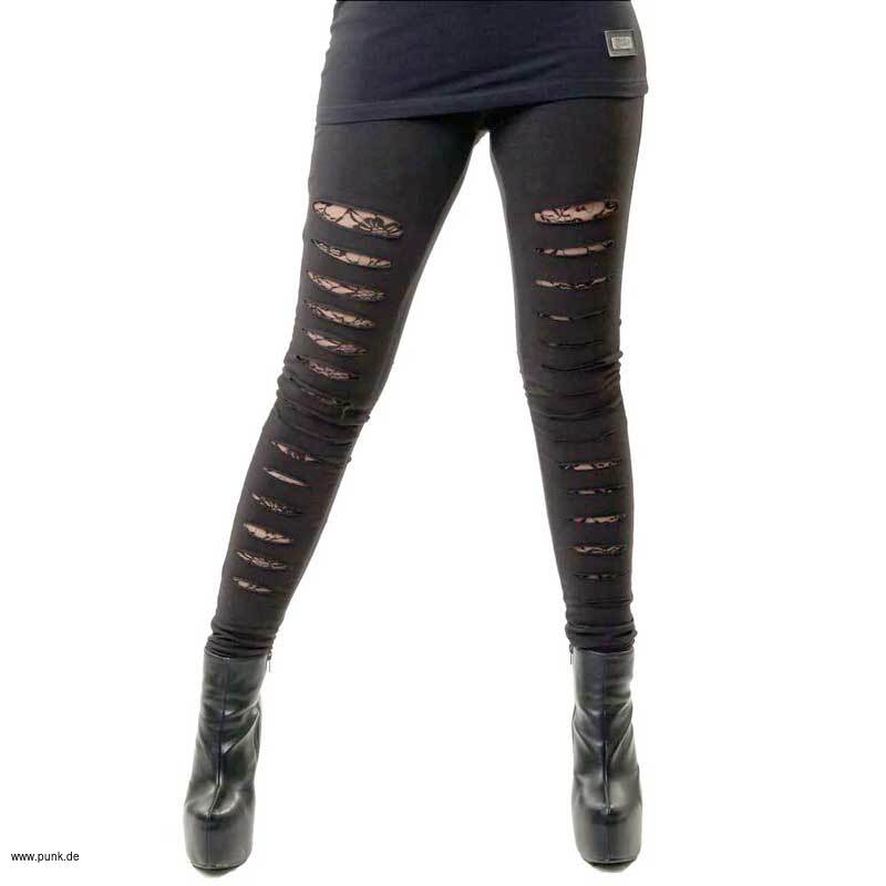 Vixxsin: SLASHER LEGGINGS - schwarz