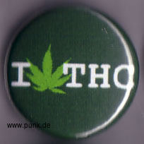 : I love THC Button