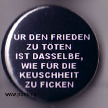 : Für den Frieden zu töten... Button